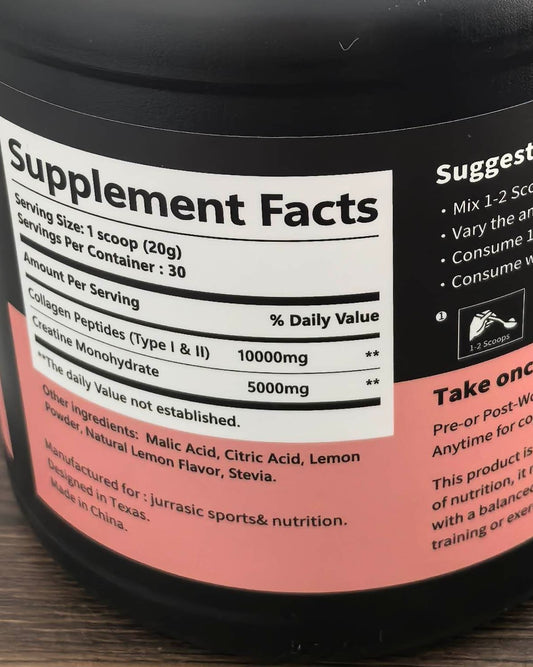 Jurassic Creatine & collagen peptides